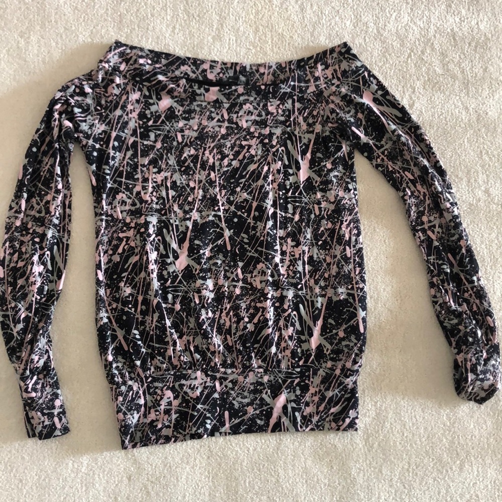 Bebe off-the-shoulder top